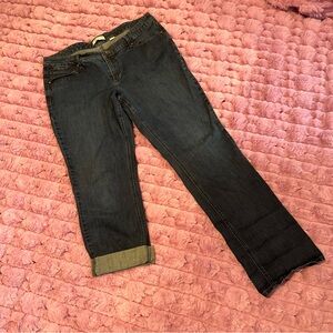 Coldwater Creek Dark Indigo Wash Sz 14 Modern Fit Straight Leg Jeans